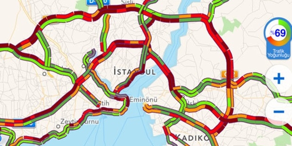 Trafikte son durum