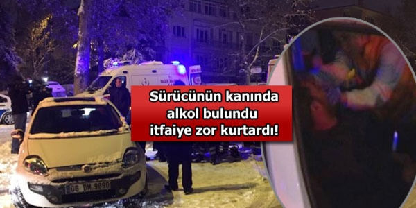 Zil zurna direksiyona geti, itfaiye kurtard