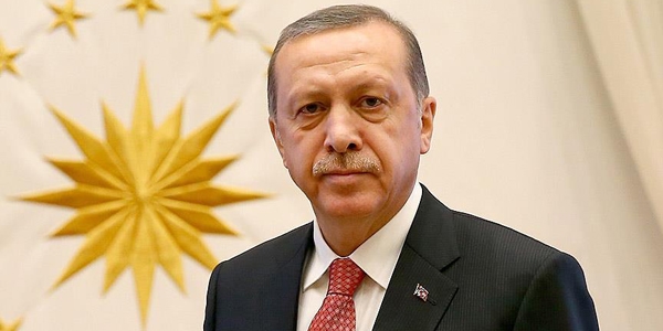 Cumhurbakan Erdoan'dan ehit ailesine taziye telgraf