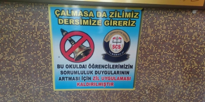 Bu okul'da artk zil kullanlmyor