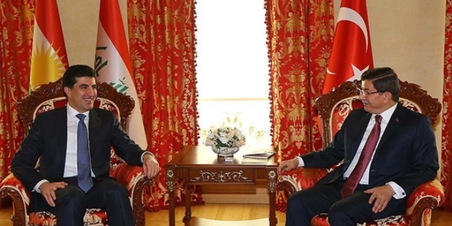 Davutolu ile Barzani telefonda grt