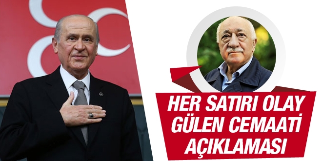 Devlet Baheli'den olay Glen Cemaati aklamas