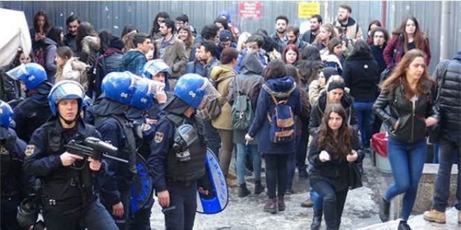 Ankara niversitesi'nde renciler arasnda kavga