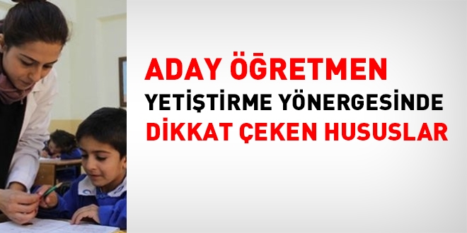 Aday retmen yetitirme ynergesinin deerlendirilmesi