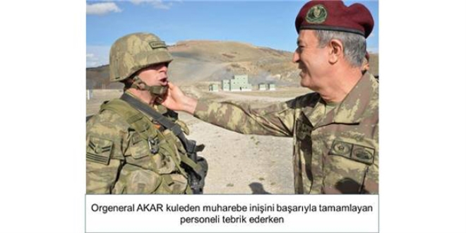 Orgeneral Akar'dan 'zel' brve