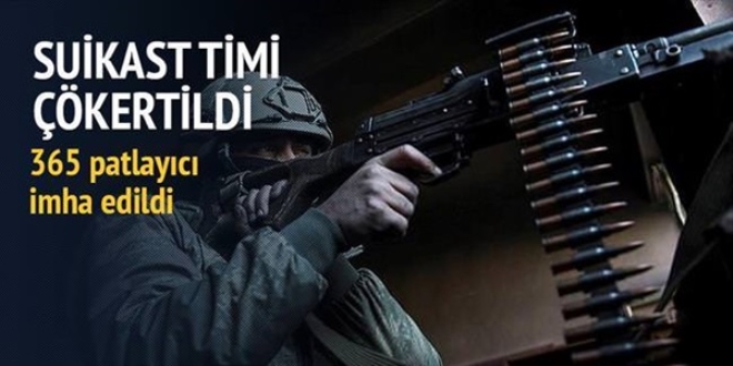 PYD'nin suikast timi kertildi