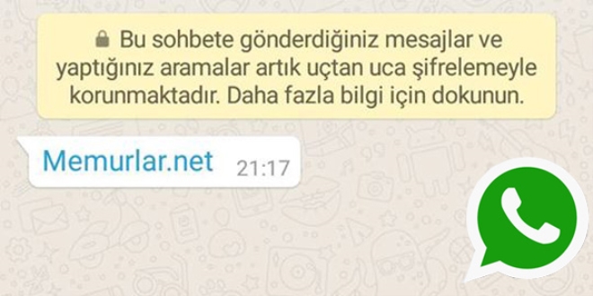 Whatsapp'da kriptolu mesajlama devri balad