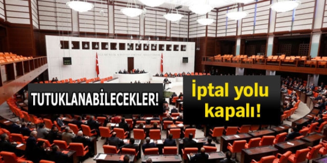 te AK Parti'nin dokunulmazlk teklifi