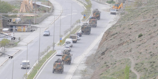 Hakkari'de zrhl 'Kirpi sevkiyat'