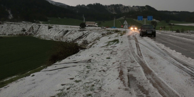 Bolu'ya Maysn ortasnda dolu yad