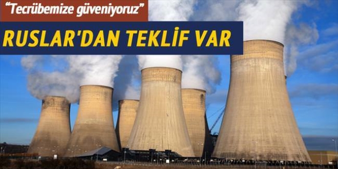 Akkuyu iin teklif Ruslar'dan geldi