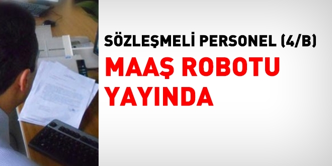 Szlemeli personel 4/B maa robotu yaynda