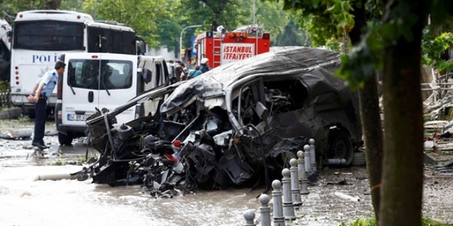 Bomba ykl arac patlatan terristin ekali belirlendi