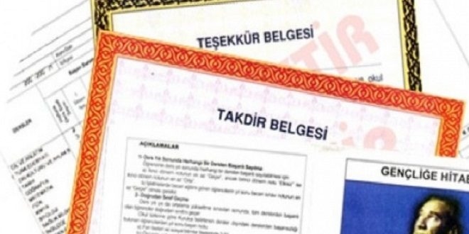 ocuun karnesini sosyal medyadan paylamak