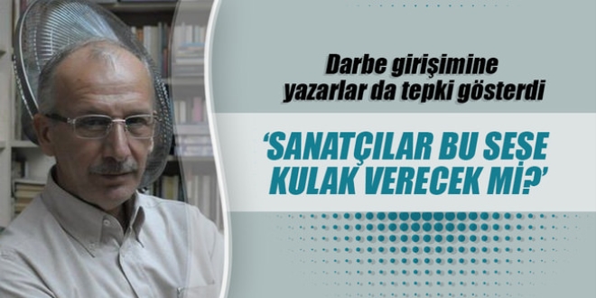 'Sanatlar bu sese kulak verecek mi?'