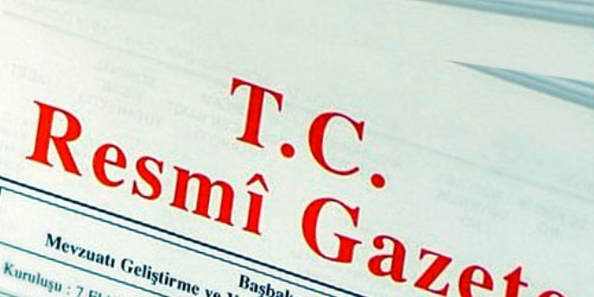 Yargtaydaki dzenleme Resmi Gazete'de