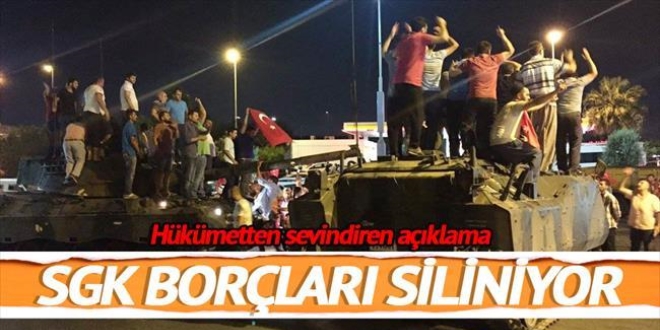 Darbede yaralananlarn SGK borlar siliniyor