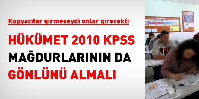 2010 KPSS madurlarndan kim zr dileyecek?