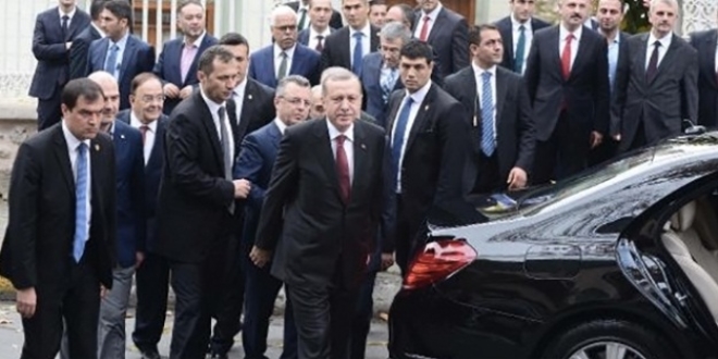 Cumhurbakan Erdoan cuma namazn stanbul'da kld