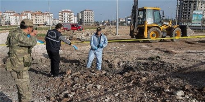 Hatay'n Yaylada krsalna top mermisi dt