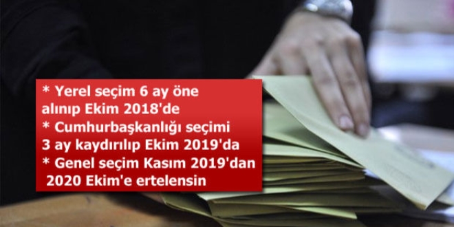 AK Parti 2019'daki 3 seimi yaymay neriyor