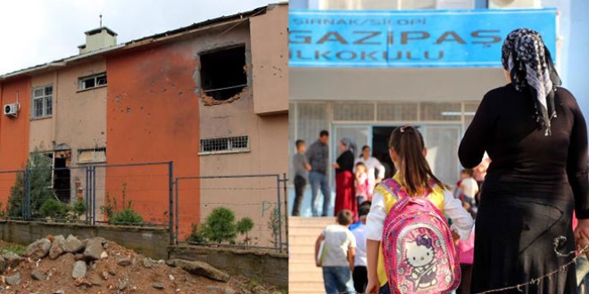 PKK'nn tahrip ettii okulda eitim balad
