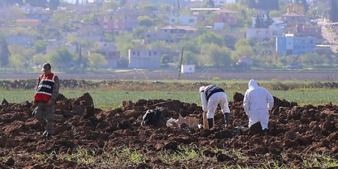 Hatay'n Yaylada krsalna top mermisi dt