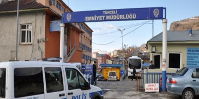 Tunceli'de 4 emniyet personeli gzaltna alnd