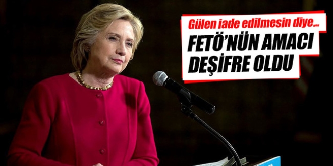 Himmet paralar 'Hillary Clinton'a gitti