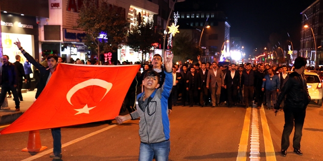 Erzurum'da 'terre lanet yry' dzenlendi