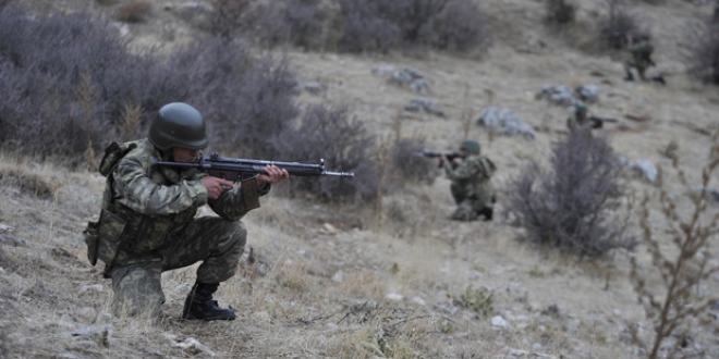 Hakkari'de etkisiz hale getirilen terrist says 9'a ykseldi