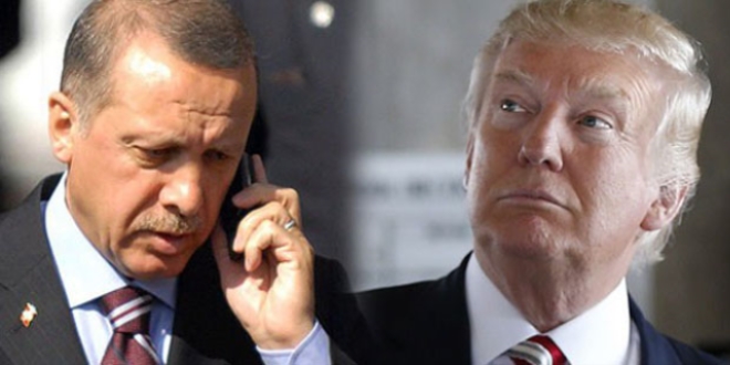 Erdoan, Trump'la grecek