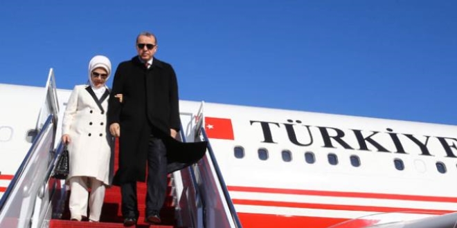 Cumhurbakan Erdoan Belarus'a gitti