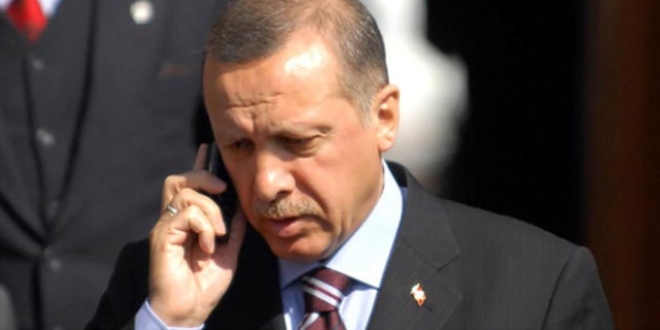 Erdoan, ipras ile telefonla grt