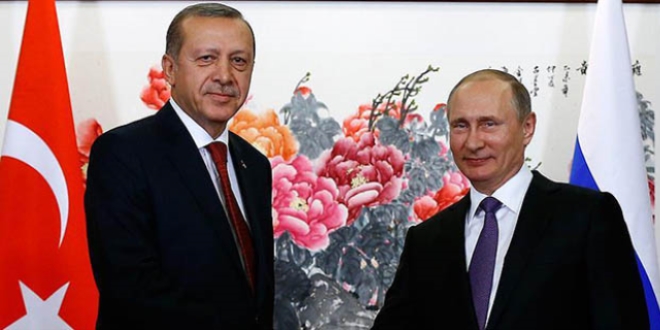 Cumhurbakan Erdoan, Putin ile grt