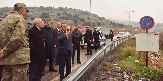 Hatay Valisi Ata, snrda incelemelerde bulundu