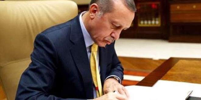Cumhurbakan Erdoan 2017 btesini onaylad