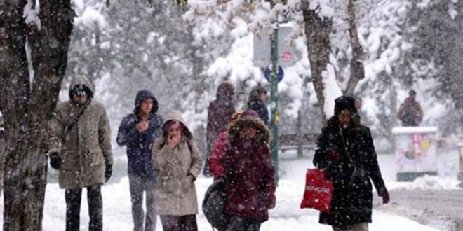 Meteoroloji'den youn kar ya uyars