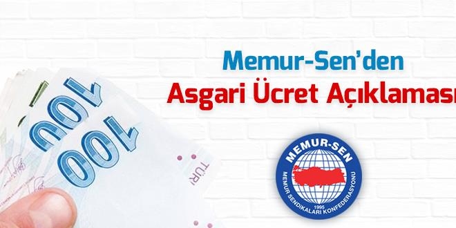 Memur-Sen: Asgari cret byk Trkiye hedefine yakmyor