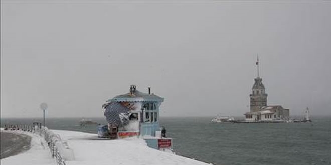 stanbul'da kar ya nedeniyle boaz yine kapatld