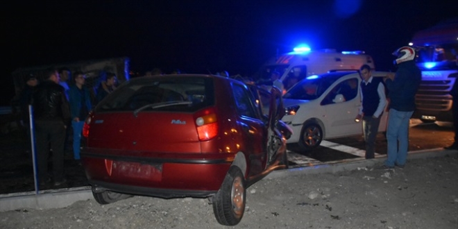 Yozgat'ta zincirleme trafik kazas: 4 yaral