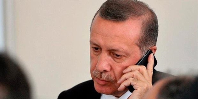 Erdoan'dan Cavcav ailesine taziye telefonu