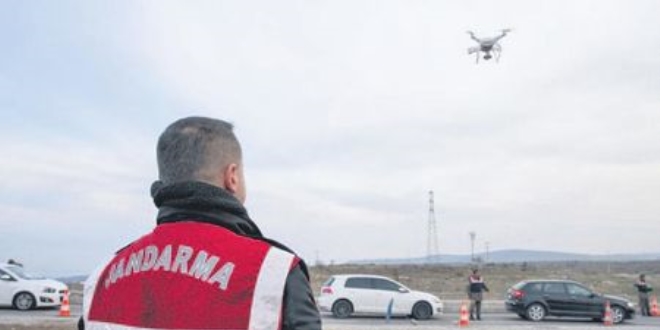 Darbe davasnda drone'lu gvenlik