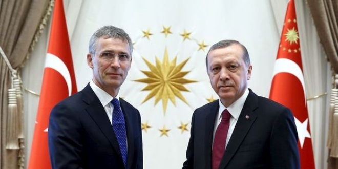 Erdoan, NATO Genel Sekreteri Stoltenberg ile grt