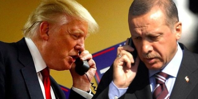 Erdoan ile Trump arasnda ilk grme gerekleti