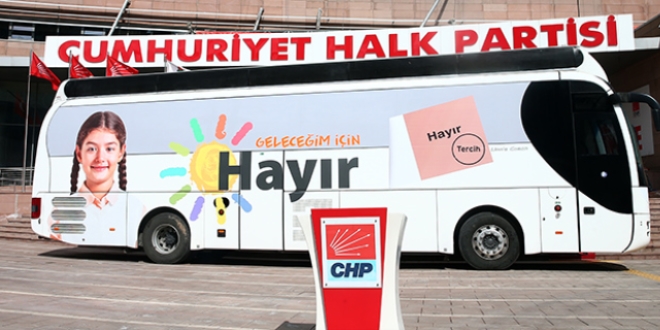 CHP'nin kampanya logosu tantld