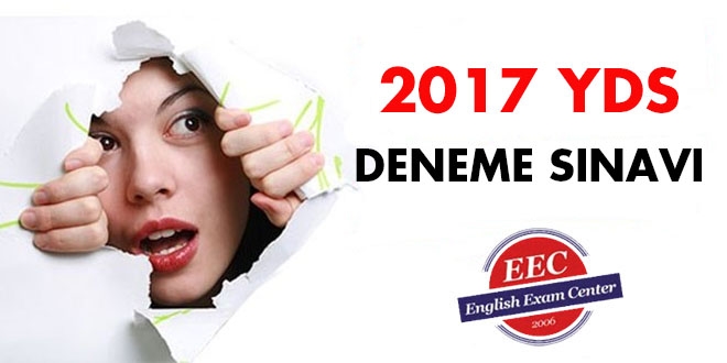 2017 YDS deneme snav