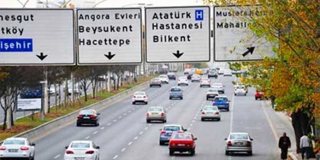 Ankara'da yarn baz yollar trafie kapatlacak