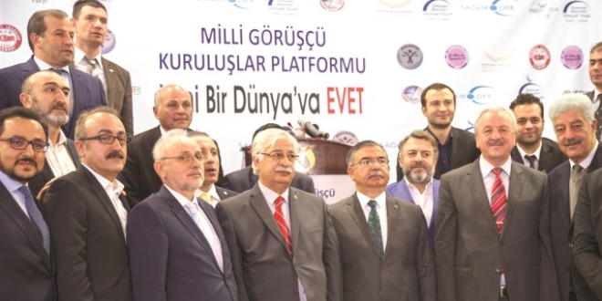 Milli Gr Kurulular Platformu 'evet' dedi