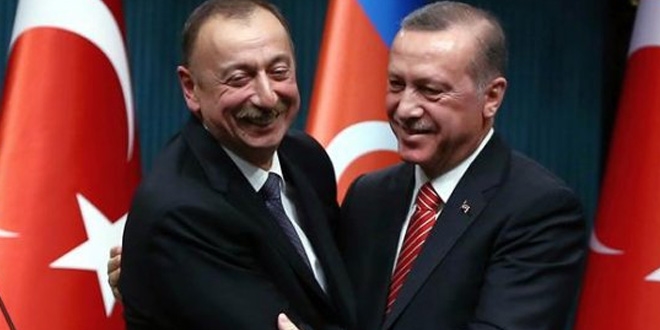 Azerbaycan Cumhurbakan Aliyev, Erdoan' kutlad